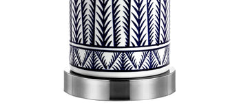 Sulka 27" Ceramic/Iron Contemporary USB Charging LED Table Lamp - JONATHAN Y